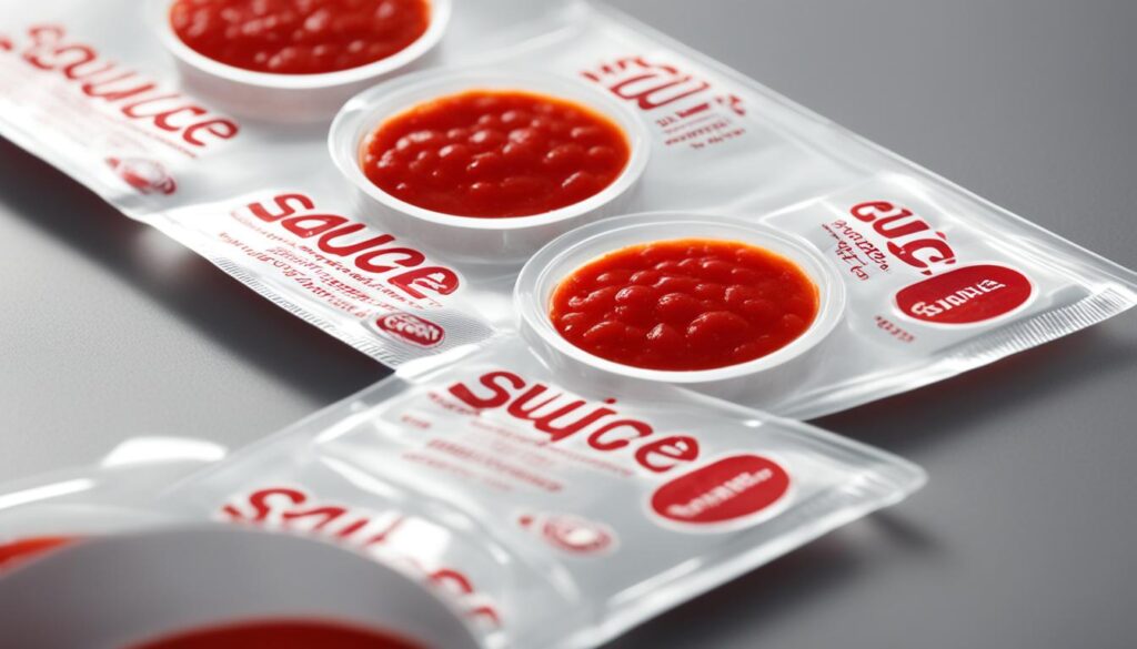 Slice of Sauce No-Mess Packaging