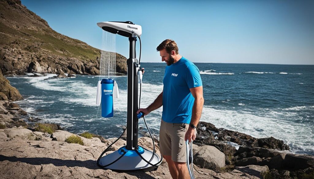 advancements in portable shower tech