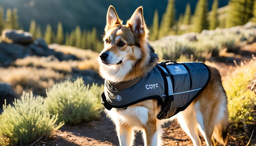 Real-Life Dog Saved by Coyote Vest Real-Life Dog Saved by Coyote Vest