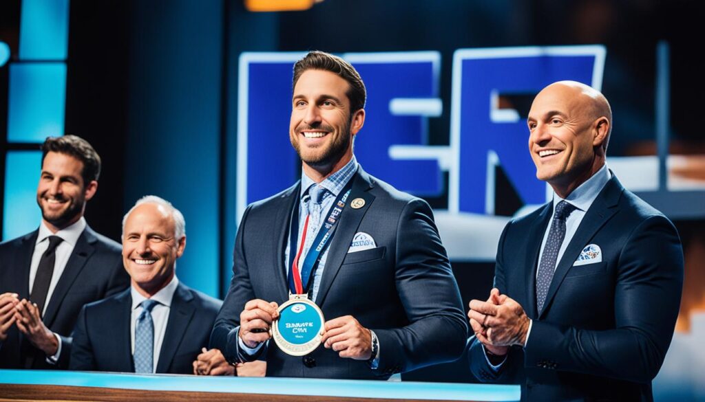 Man Medals Shark Tank appearance