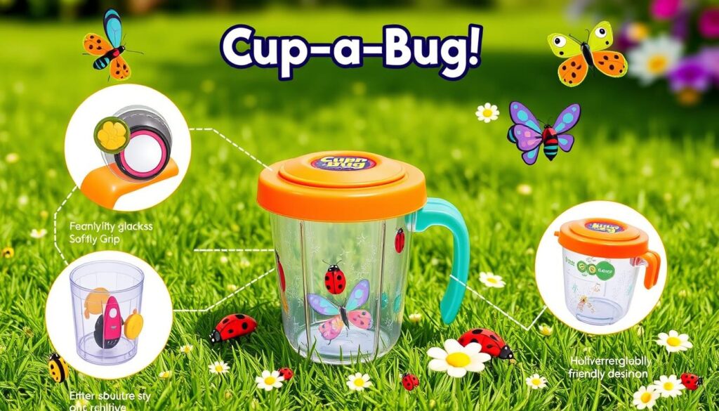 Cup-a-Bug key features Cup-a-Bug key features