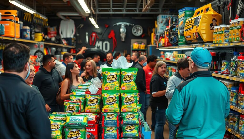 Grease Monkey Wipes retail success Grease Monkey Wipes retail success