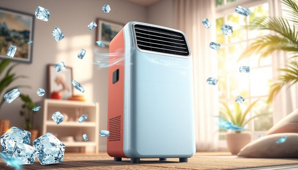 IcyBreeze portable AC cooler specifications