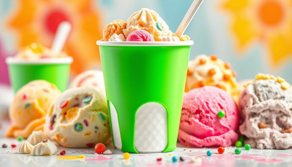 Ice cream cup design